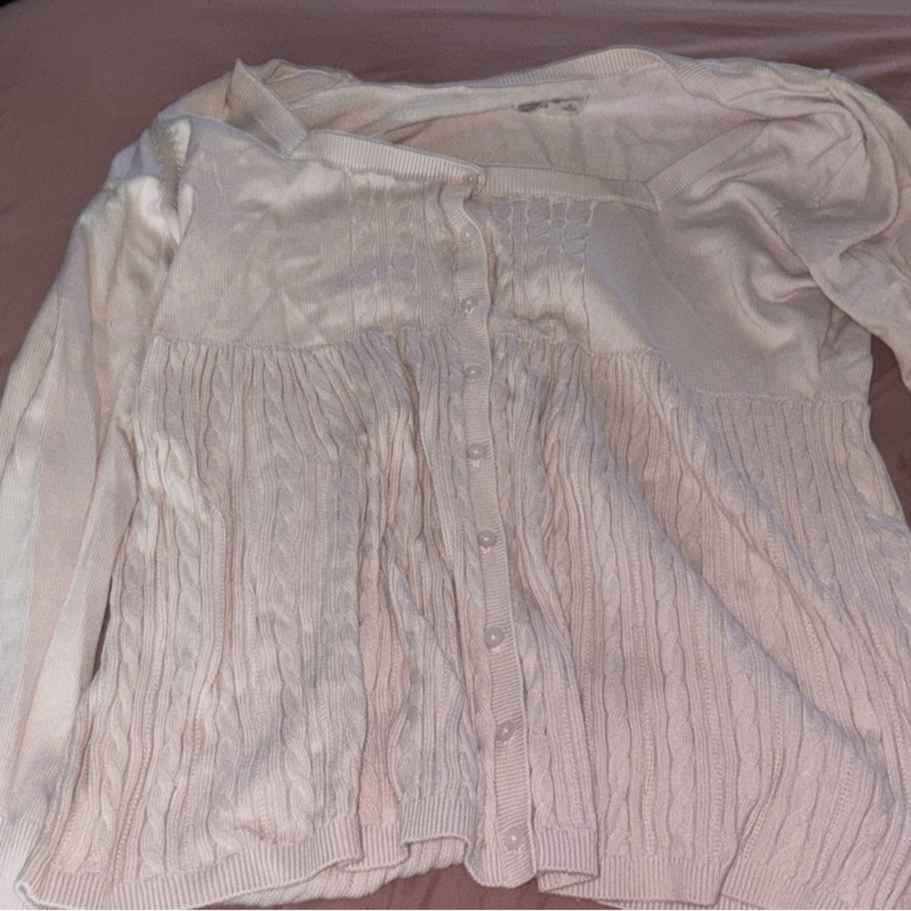 Hollister Light Pink Button Down Shirt